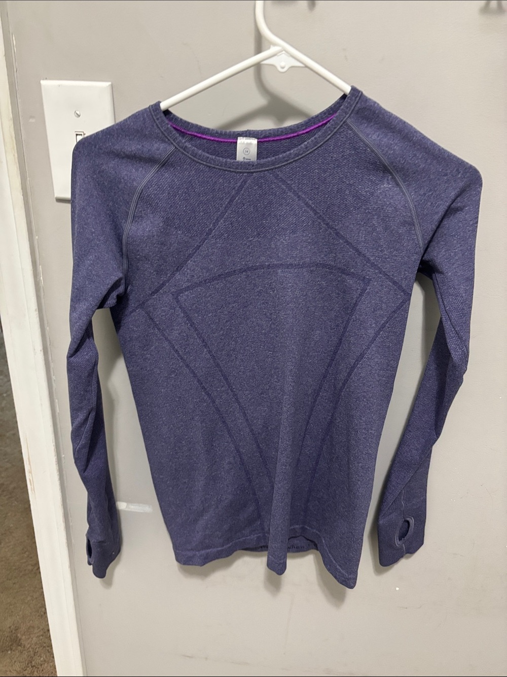 Ivivva Long-Sleeve Athletic Tee — Purple